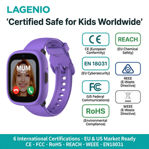Reloj Inteligente LAGENIO K3 4G con Tarjeta SIM, GPS, LBS, WIFI, SOS, Modo Clase, Resistente al Agua IP68, Videollamadas HD, FCC, CE, RoHS, Reloj Inteligente para Niños - Product Image 2
