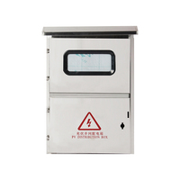Boîte photovoltaïque YanGao en acier inoxydable argenté pour la transmission d'énergie électrique 400x300x180mm, boîte de commande électrique