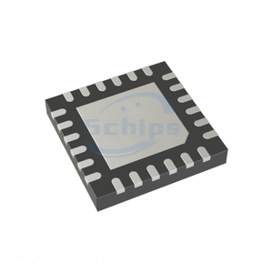 MAX9860ETG+G3U In Stock 24 WFQFN Exposed Pad Electronics Component IC CODEC MONO AUD 16BIT 24TQFN Interface - Product Image 1