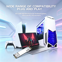 PUSKILL M.2 NVMe PCIe 4.0 SSD 1TB Silver Diamond Internal Solid State Drive untuk Desktop Gaming Laptop
