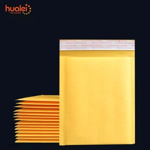 Bolsas de Embalaje de Polietileno Personalizadas Nuevas 2026, Bolsas de Correo Ecológicas de Papel Kraft Amarillo con Burbujas - Product Image 4