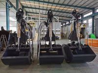 MONDE Godet hydraulique durable à mâchoires pour excavatrice, idéal pour la préhension de pierres de carrière et la manutention de matériaux rocheux