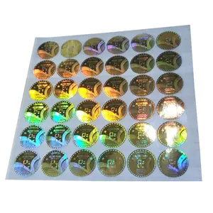 Custom Cheap Adhesive Watermark Hologram Overlay Sticker