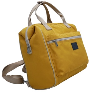 Multifunctional 3-in-1 Yellow Canvas <b>Laptop</b> Tote Bag Convertible <b>Backpack</b> Crossbody Bag for <b>Work</b> Travel Daily Commute - Product Image 2