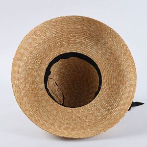 Summer Women Fashion Natural Straw Top Hat Wide Brim Sunshade Travel Holiday Beach Outdoor Cloche Hat - Product Image 4