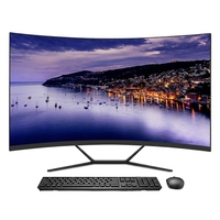 Sharerdp Ultra-thin Intel Core I3 7th 8th Gen 7100U 8145U 23.8 Inch Cheap Digital Signage Desktop Computer All in One Monitor PC