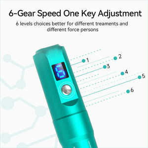 Appareil de maquillage sous vide rechargeable en acier inoxydable, stylo MTS Derma, pistolet à tatouer - Product Image 3