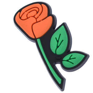 Nouveau multi-style dessin animé mignon en caoutchouc souple Patch plat pour bricolage matériaux faits à la main pinces à cheveux coques de téléphone accessoires chaussures fleurs - Product Image 5