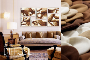 2021 vendita calda casa interni casa camera da letto <span class=keywords><strong>e</strong></span> <span class=keywords><strong>soggiorno</strong></span> Display 3D Wall Art Frame fibra arti appesi dipinti per la decorazione domestica - Product Image 5