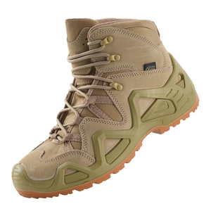 Bottes tactiques SF21 706 kaki pour hommes, imperméables, à lacets, hautes, toutes saisons, style daim, vert - Product Image 2