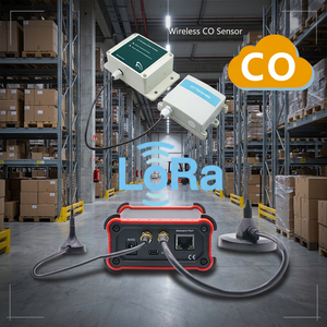 <b>Wireless</b> CO <b>Sensor</b> Carbon Monoxide Detector LoRa Transmission Plastic Housing Industrial Monitoring System - Product Image 1
