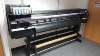 Kinerja baik mikaki baru nonsolvent Printer 1.6m CJV150-160 untuk Label stiker cetak