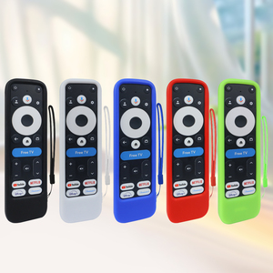 Silicone trường hợp bảo vệ cho Walmart điều khiển từ xa thích hợp cho 2024onn Google TV 4K Pro nút màu xanh - Product Image 1