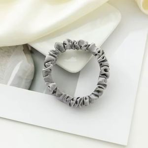 Chouchous pour cheveux en soie de mûrier 19 mm, accessoires élastiques, design mignon, en stock - Product Image 4