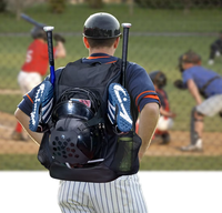 Sacs de baseball personnalisés pour jeunes joueurs professionnels avec poche pour casque, compartiment pour chaussures, sac à dos de sport pour raquettes