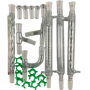 Laboratório vidro química orgânica destilação química destilação vidraria kits equipamentos conjunto com 24/40 conjunta - Product Image 6