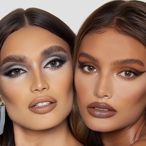 Paleta de sombras de ojos radiantes de 9 colores de etiqueta privada, purpurina pigmentada, púrpura mate, tono de piel medio, paleta de sombras de ojos personalizable - Product Image 6