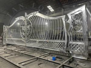 TL Schmiedeeisernes Tor Neuestes Design für Haupttore aus Gusseisen Metall-Gartentor - Product Image 3