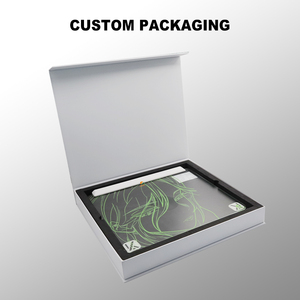 Factory Custom Glass Gaming <b>Mouse</b> Pad Speed Control Esport Ultra Smooth Glass <b>Mouse</b> <b>Mat</b> Tempered Glass Mousepad with RGB Backlit - Product Image 2