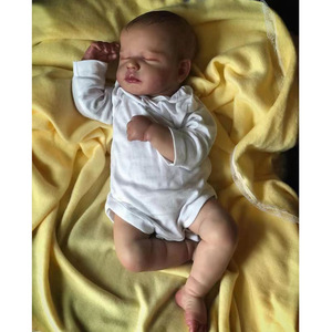 Poupées de réincarnation magnifiques de 20 pouces, qui peuvent changer de vêtements, et poupées souples simulées pour bébés de réincarnation, vente en gros - Product Image 5