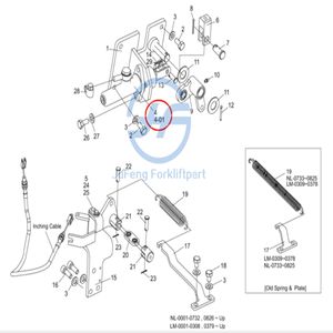 Запчасти для вилочного погрузчика главный тормозной цилиндр A501502 для Daewoo B30S - Product Image 6