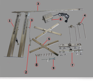 <span class=keywords><strong>Grill</strong></span> électrique rotatif pour mouton entier en acier inoxydable, commande tactile, équipement de barbecue moderne automatique pour usage commercial et domestique - Product Image 6