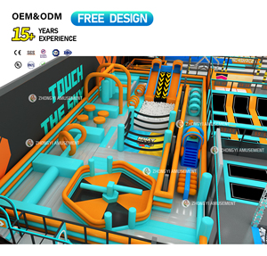 1000 ㎡ trẻ em và người lớn nhảy khu vực với Spider tường bọt Pit Trampoline khu vực trong nhà Trampoline công viên thiết bị - Product Image 3