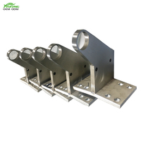 Fabrication sur mesure de tôlerie OEM, services de soudage laser en acier inoxydable et aluminium de 5 mm, supports d'angle métalliques, pièces pliées