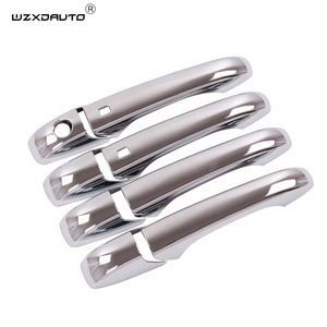 WZXD Cache-poignée de porte chromé ABS en plastique pour Grand 2014, pour 2007 2017 - Product Image 4