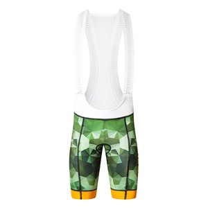 Pantalones Cortos de Ciclismo Personalizables, Transpirables, de Malla Verde, Unisex, de Secado Rápido, Coolmax, con Absorción de Impactos, para Carretera y Montaña - Product Image 1