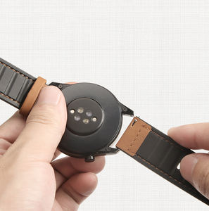 Correa de silicona híbrida para reloj Samsung <span class=keywords><strong>Galaxy</strong></span> <span class=keywords><strong>Watch</strong></span> 4 <span class=keywords><strong>5</strong></span> <span class=keywords><strong>Pro</strong></span> /<span class=keywords><strong>Active</strong></span> 2 /Huawei GT 2, 20MM, 22MM - Product Image 5