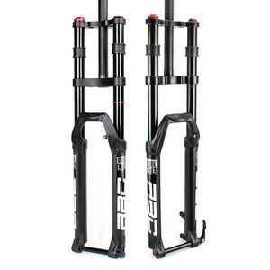 Fourche de vélo à double épaulement Double couronne 29 27.5 pouces VTT Amortisseurs avant Fourche à suspension pneumatique pour Super Dirt Bike - Product Image 1