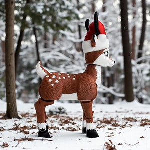 Vashine 3D Imprimé Elk de Noël Cadeaux Jouets Artisanat Wapiti Noël Toi Coloré PLA Friendly Enfants Cadeau 3D Action Figure Jouet - Product Image 3