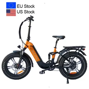 Queene/EU chúng tôi kho 20-inch chất béo lốp xe đạp điện 48V khung nhôm 250W/500W/750W động cơ 15ah pin giá cả cạnh tranh