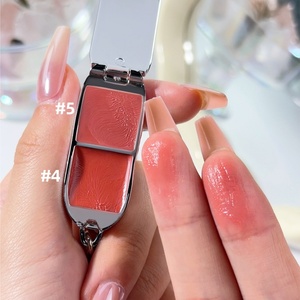 Encuentra un rubor facial similar al logotipo OEM, maquillaje vegano, encantador rubor rosa, rubor en crema individual de marca privada - Product Image 6