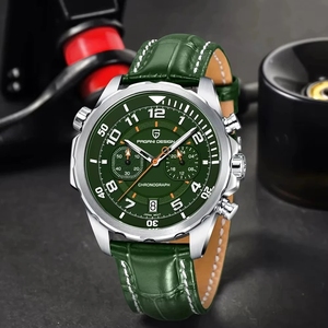 Montre pour homme PAGANI DESIGN NEW 1811, marque haut de gamme, écologique, verre saphir, chronographe, étanche 50 m, quartz, classique, luxe, cadeau - Product Image 4