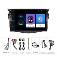 Lecteur DVD de voiture Android Jiawell, Android Carplay Wifi BT Navigation GPS FM Musique Audio Vidéo Autoradio pour Toyota RAV4 05-13