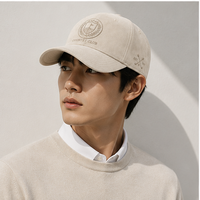 Gorra de Béisbol Deportiva Unisex Premium para las Cuatro Estaciones, Estilo Coreano, con Parche Minimalista en Tono Sólido, Textura de Gamuza, Secado Rápido