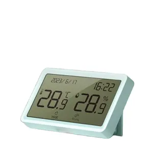 Deli LE506 thermometer blue large screen display indoor household high-precision electronic dry temperature and humidity