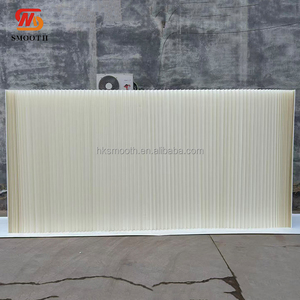 Fondo de Papel Rígido Plegado con Volantes en Color Blanco Marfil, Tamaño Personalizado, para Decoración de Escenarios de Boda - Product Image 3