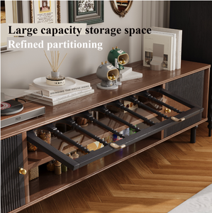 <span class=keywords><strong>Meuble</strong></span> <span class=keywords><strong>TV</strong></span> rétro français en bois massif, armoire de rangement grande capacité pour salon, armoire de salle à manger, combinaison table basse - Product Image 3