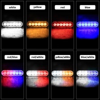 Accesorios para Coche DXZ, Luces Laterales Estroboscópicas de 6 Leds y 18W con Múltiples Modos de Flash, Lámpara Led de 12V y 24V CC para Camión, SUV y Camioneta Pick-up