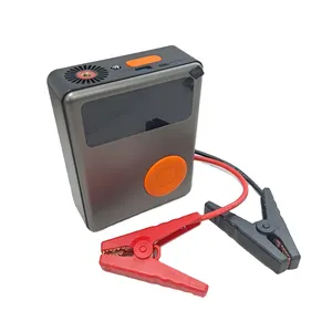 Arrancador de batería de coche portátil personalizado de 13000mAh/20000mAh con compresor de aire y kit de herramientas de emergencia para bomba de neumáticos de 150psi