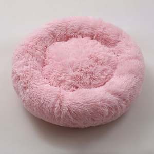 Cama para Mascotas Personalizable, Redonda, Suave y Acogedora, con Cojín Cómodo y Cálido para Perros y Gatos - Product Image 4