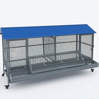 Cage à volailles en treillis galvanisé pour poules pondeuses, canards, oies, poulailler extérieur, ferme, maison, anti-rats, serpents, belettes