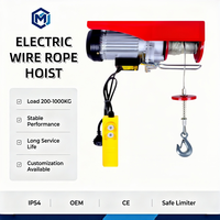 Alat Angkat Listrik Nirkabel 110V 220V Fase Tunggal Tahan Beban Berat dan Tahan Lama Pa1000d untuk Pabrik Manufaktur