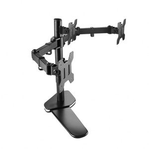 Office Use Support 15 to 30 Inch Table Triangle <b>TV</b> <b>Stand</b> <b>Mount</b> Dual Monitor Arm for Aluminum Arms - Product Image 3