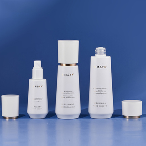 Xu Hướng Mới Mờ Mờ Thủy Tinh Màu Trắng Đặt Rỗng Mỹ Phẩm Chăm Sóc Da Chai Mặt Kem <span class=keywords><strong>Jar</strong></span> Bơm Sương Phun Nắp Niêm Phong - Product Image 5