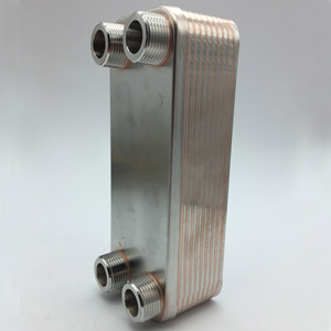 Scambiatore di Calore <span class=keywords><strong>a</strong></span> Piastre in Acciaio Inox SS304/SS316L Certificato CE HRALE B3-18B per Refrigerazione - Product Image 3