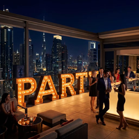 Décoration de mariage personnalisée en métal, enseigne lumineuse géante « LOVE » de 4 et 5 pieds, lettres lumineuses géantes à brancher pour la publicité, les hôtels, les bars, les centres commerciaux